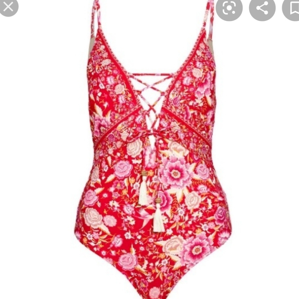 NWOT Spell & The Gypsy Collective Babushka Lace Up FIRM - Picture 2 of 10